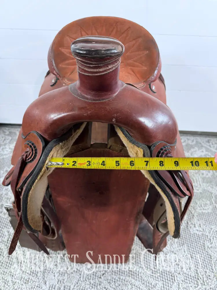 16’’ American Saddlery Western Roping Saddle 6.75’’ Gullet - 16’’ / 6.75’’ - Western Saddle