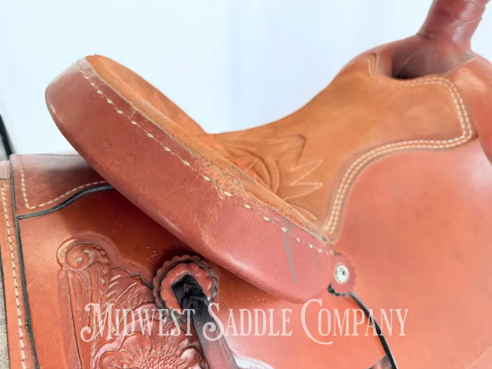 16” American Saddlery Western Roping Saddle Made in USA Western Saddle