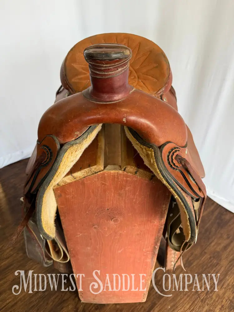 16” American Saddlery Western Roping Saddle Made in USA Western Saddle
