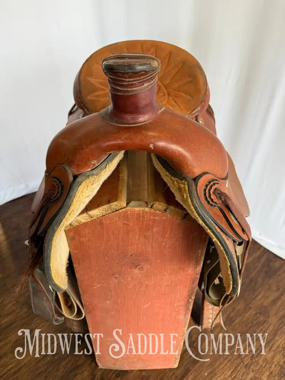 16” American Saddlery Western Roping Saddle Made in USA Western Saddle