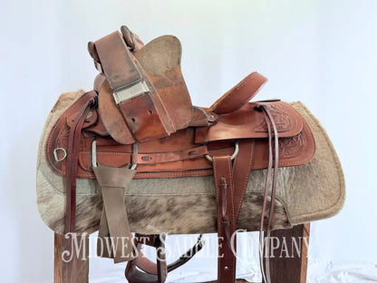16” American Saddlery Western Roping Saddle Made in USA Western Saddle