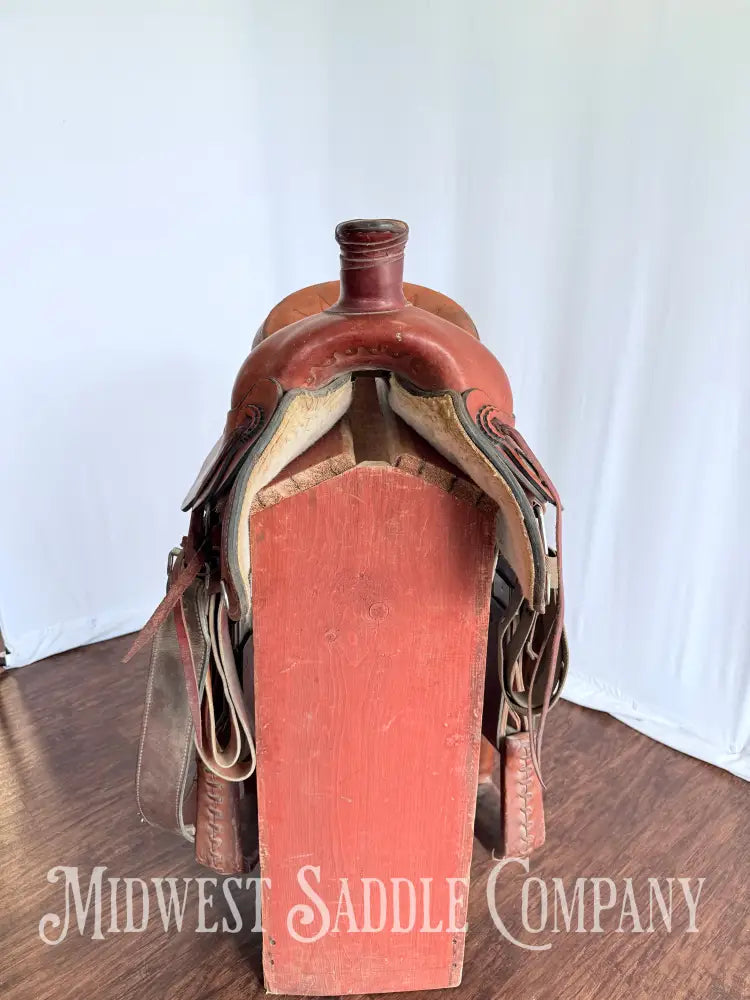 16” American Saddlery Western Roping Saddle Made in USA Western Saddle
