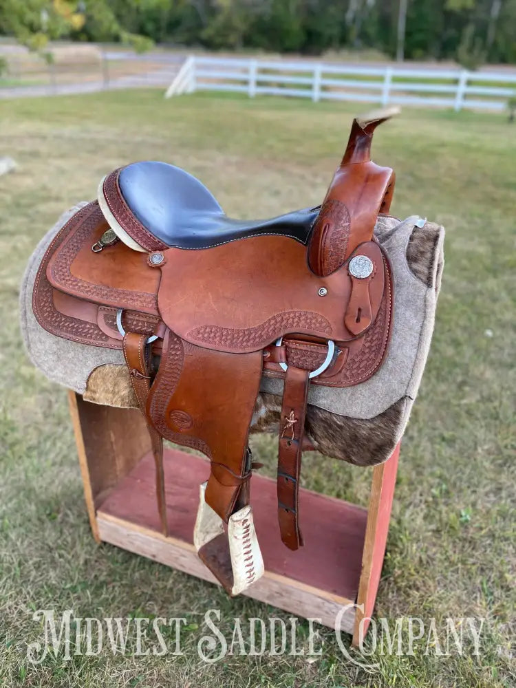 16” Bear Valley Saddles By Colorado Saddlery Western Trail Saddle