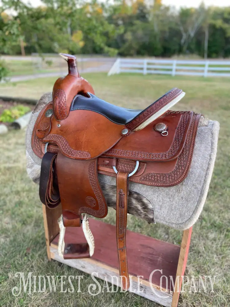 16” Bear Valley Saddles By Colorado Saddlery Western Trail Saddle