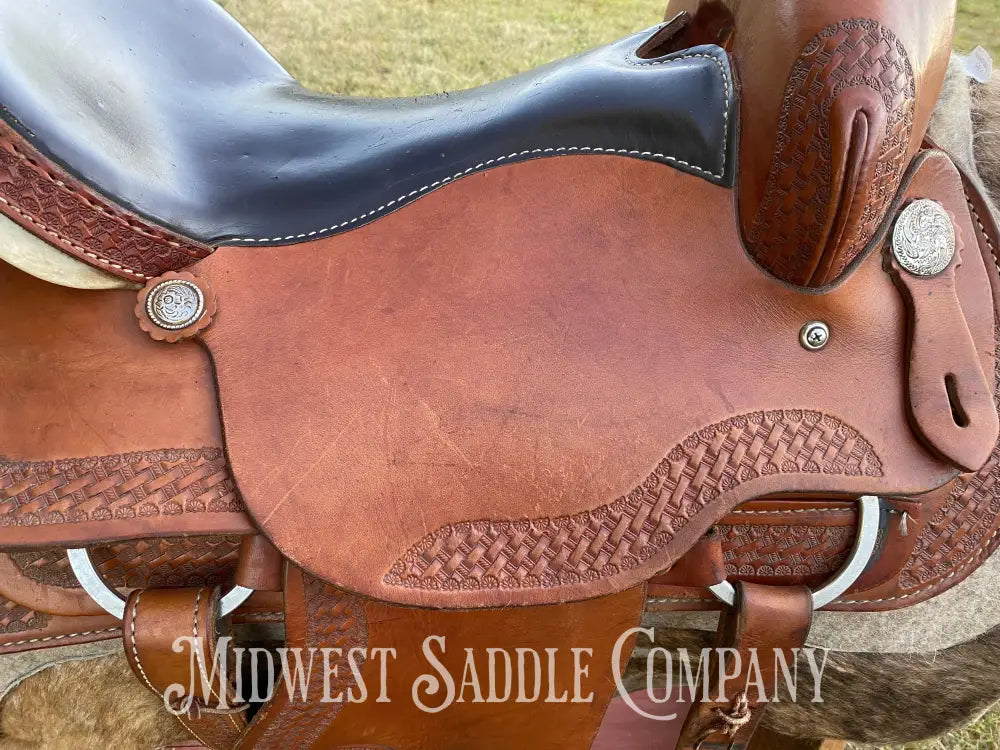 16” Bear Valley Saddles By Colorado Saddlery Western Trail Saddle