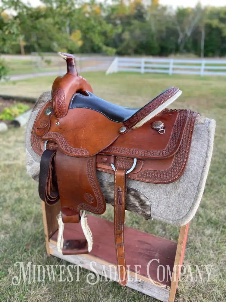 16” Bear Valley Saddles By Colorado Saddlery Western Trail Saddle