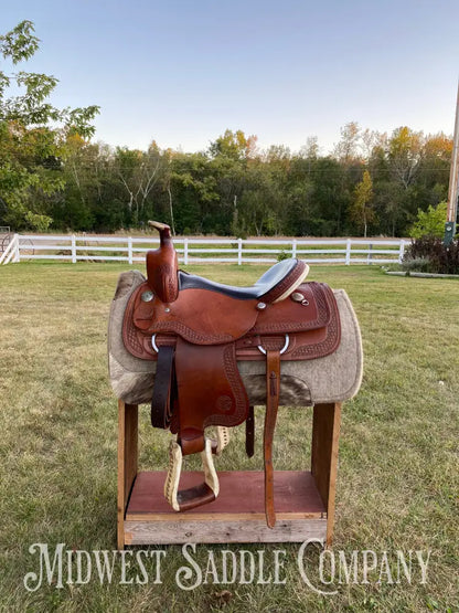 16” Bear Valley Saddles By Colorado Saddlery Western Trail Saddle