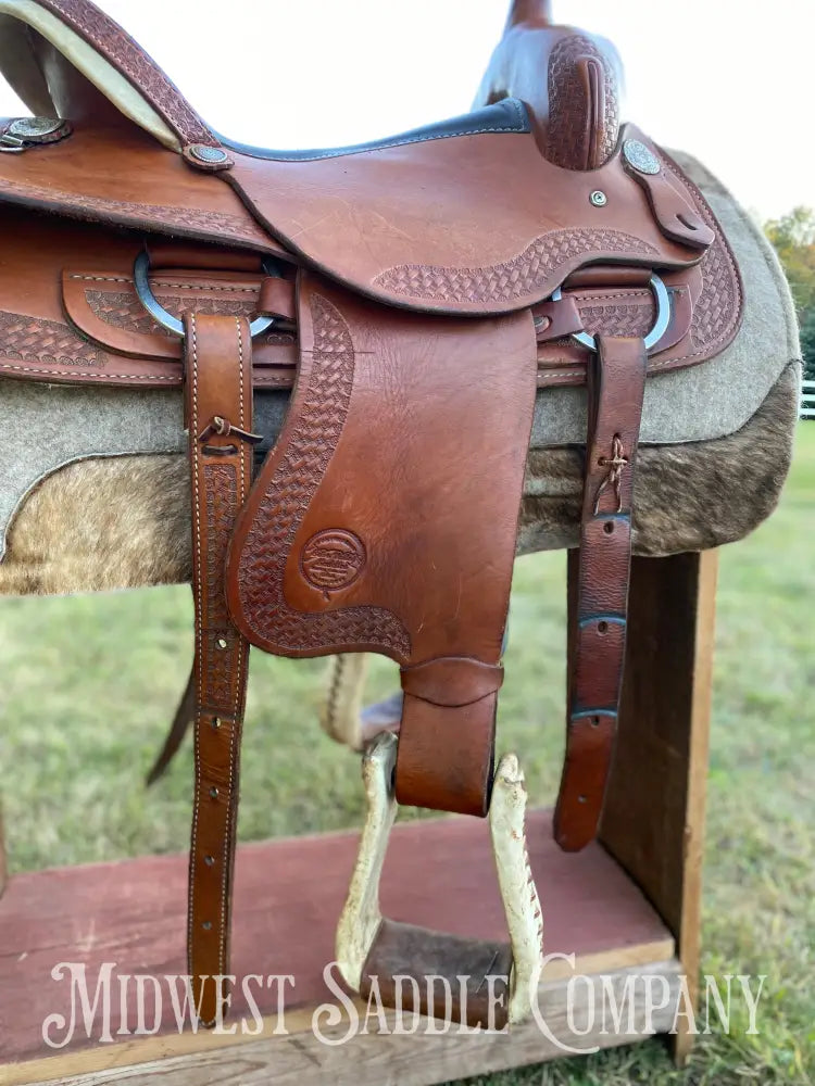 16” Bear Valley Saddles By Colorado Saddlery Western Trail Saddle