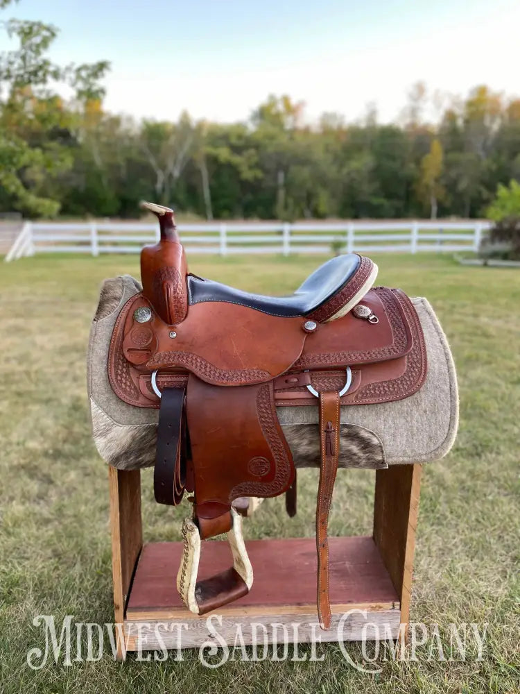 16” Bear Valley Saddles By Colorado Saddlery Western Trail Saddle