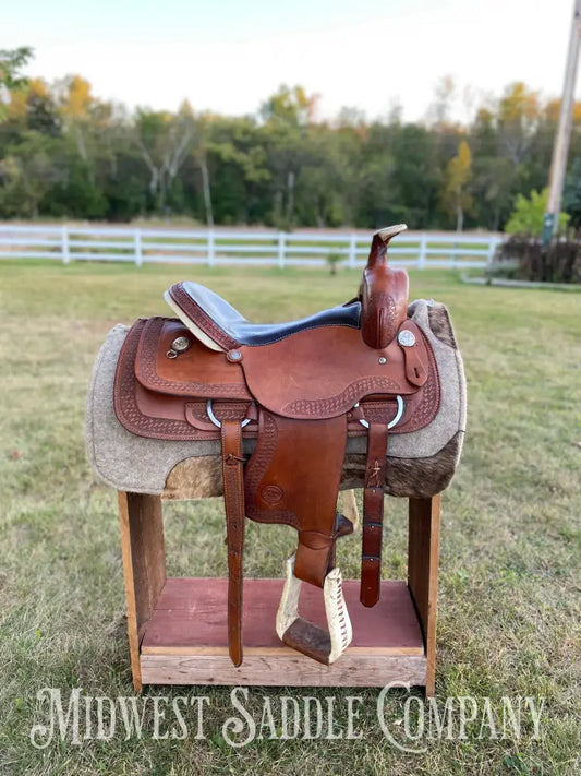 16” Bear Valley Saddles By Colorado Saddlery Western Trail Saddle