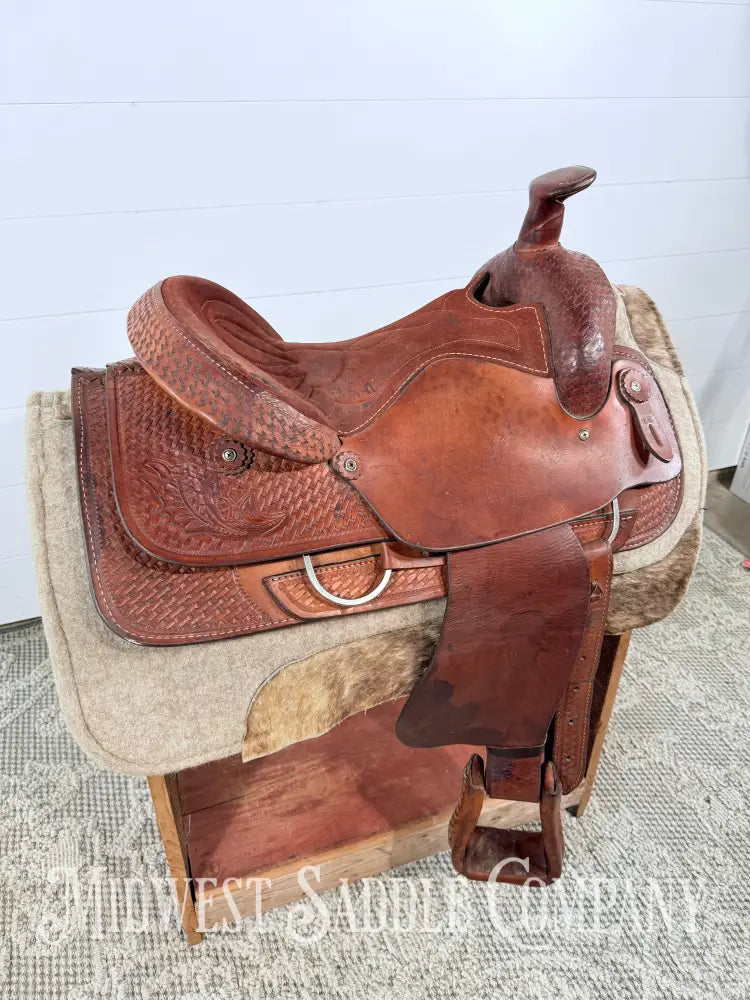 16” Blue Ridge Saddlery Western Roping Saddle FQHB Western Saddle