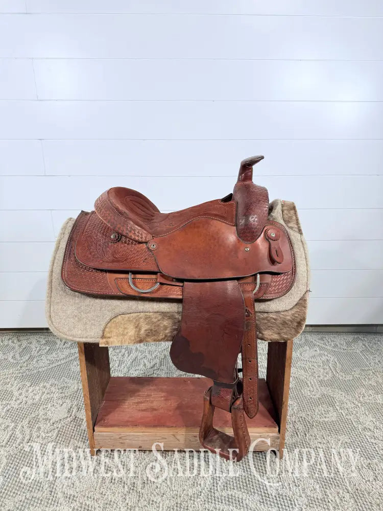 16” Blue Ridge Saddlery Western Roping Saddle FQHB Western Saddle