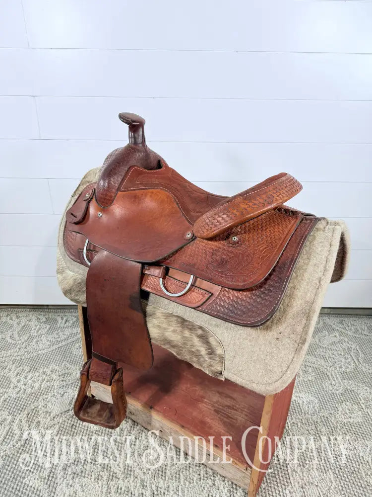 16” Blue Ridge Saddlery Western Roping Saddle FQHB Western Saddle