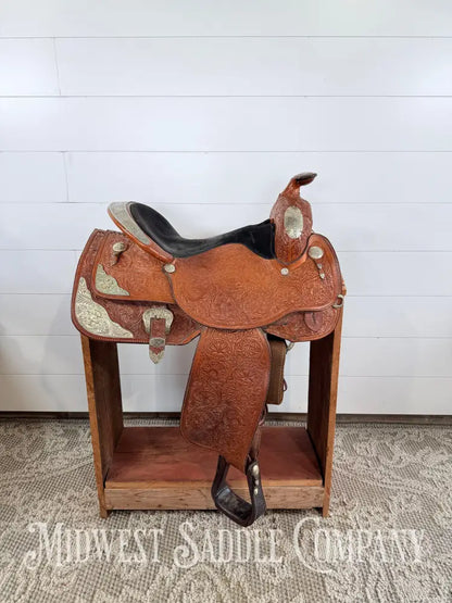 16” Circle Y Equitation Western Pleasure Show Saddle 7” Gullet - Western Saddle