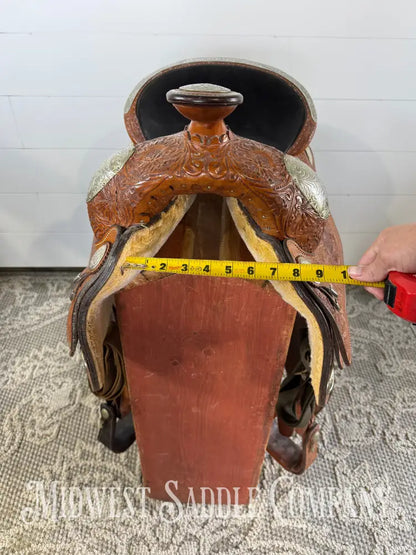 16” Circle Y Equitation Western Pleasure Show Saddle 7” Gullet - Western Saddle