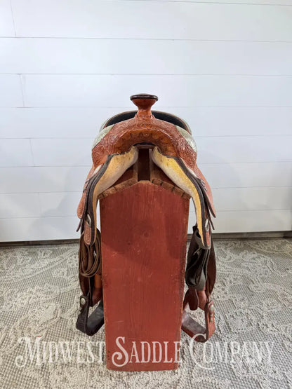 16” Circle Y Equitation Western Pleasure Show Saddle 7” Gullet - Western Saddle