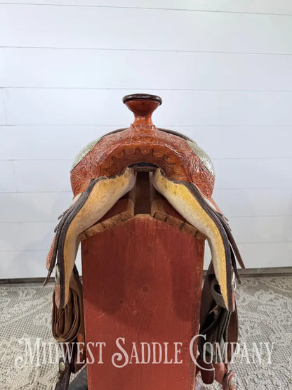 16” Circle Y Equitation Western Pleasure Show Saddle 7” Gullet - Western Saddle