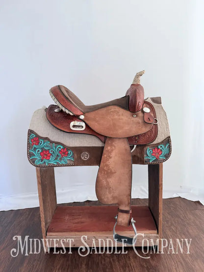 16” Circle Y High Horse “The Proven” Silverton Western Barrel Saddle Wide Fit