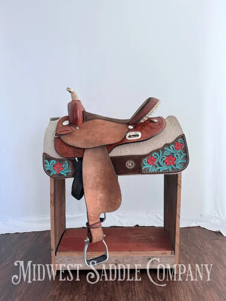 16” Circle Y High Horse “The Proven” Silverton Western Barrel Saddle Wide Fit