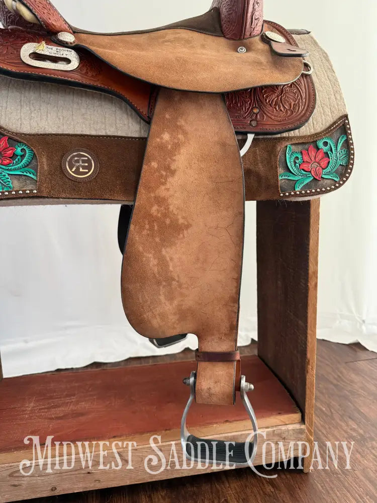 16” Circle Y High Horse “The Proven” Silverton Western Barrel Saddle Wide Fit