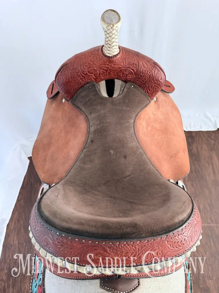 16” Circle Y High Horse “The Proven” Silverton Western Barrel Saddle Wide Fit