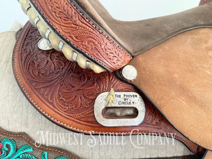 16” Circle Y High Horse “The Proven” Silverton Western Barrel Saddle Wide Fit