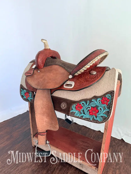16” Circle Y High Horse “The Proven” Silverton Western Barrel Saddle Wide Fit