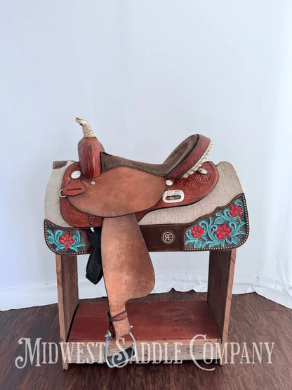 16” Circle Y High Horse “The Proven” Silverton Western Barrel Saddle Wide Fit