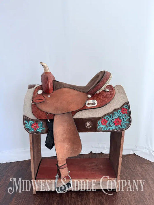 16” Circle Y High Horse “The Proven” Silverton Western Barrel Saddle Wide Fit