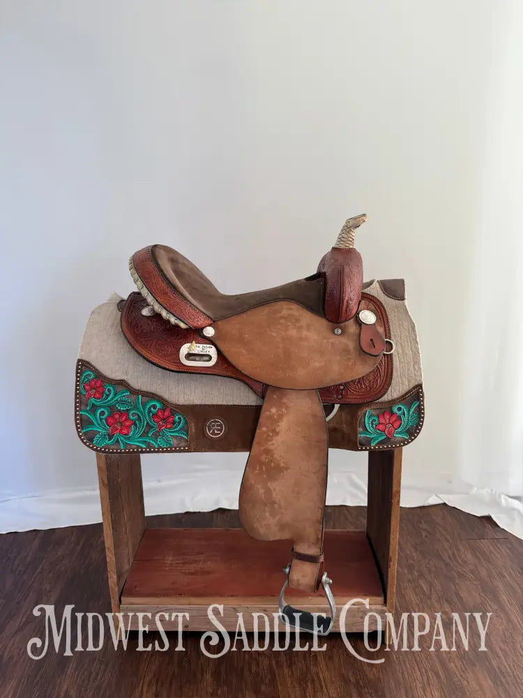 16” Circle Y High Horse “The Proven” Silverton Western Barrel Saddle Wide Fit