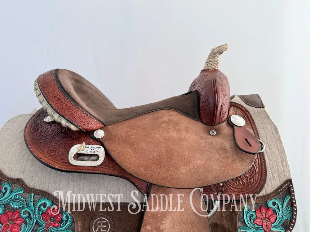 16” Circle Y High Horse “The Proven” Silverton Western Barrel Saddle Wide Fit