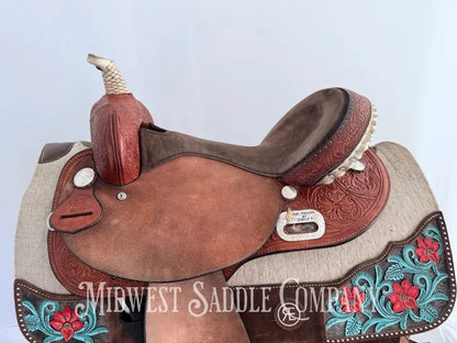 16” Circle Y High Horse “The Proven” Silverton Western Barrel Saddle Wide Fit