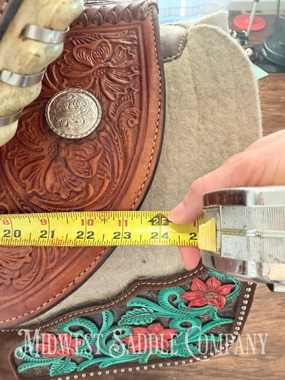 16” Circle Y High Horse “The Proven” Silverton Western Barrel Saddle Wide Fit