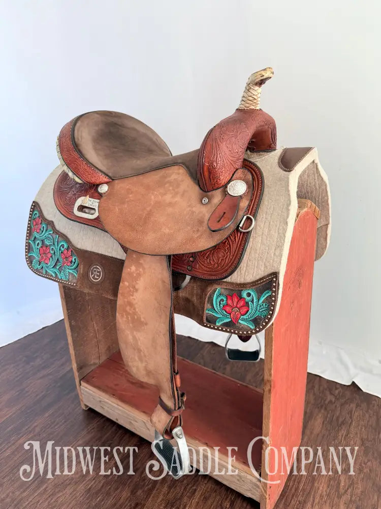 16” Circle Y High Horse “The Proven” Silverton Western Barrel Saddle Wide Fit