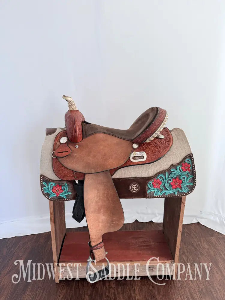 16” Circle Y High Horse “The Proven” Silverton Western Barrel Saddle Wide Fit
