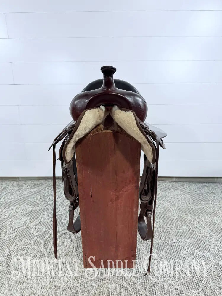 16” Circle Y High Horse Western Lady Trail Saddle Leather & Synthetic Cordura Brown
