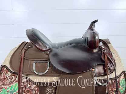 16” Circle Y High Horse Western Lady Trail Saddle Leather & Synthetic Cordura Brown