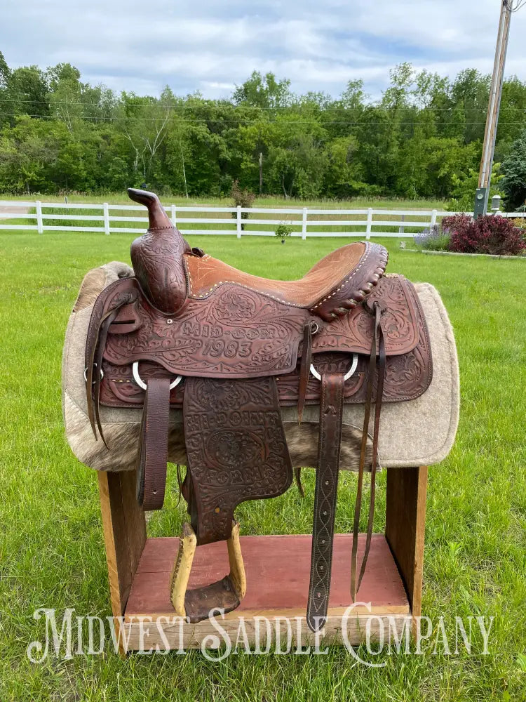 16’ Court’s Western Ranch Cutting Saddle
