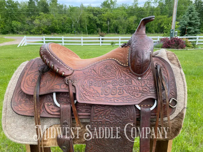 16’ Court’s Western Ranch Cutting Saddle