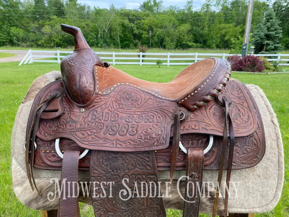 16’ Court’s Western Ranch Cutting Saddle