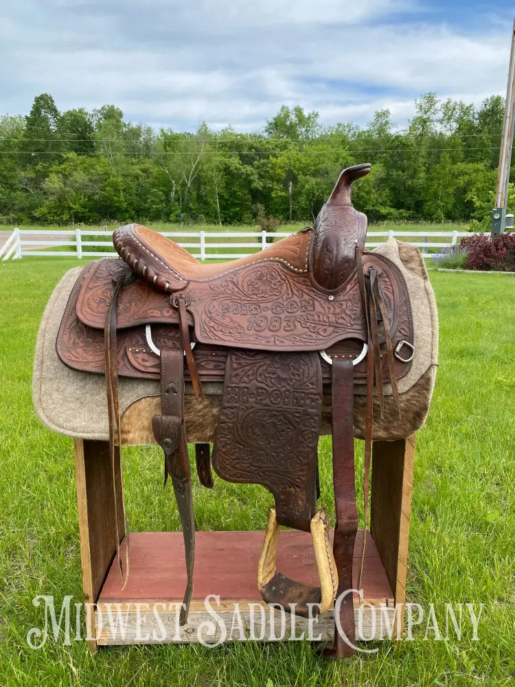 16’ Court’s Western Ranch Cutting Saddle
