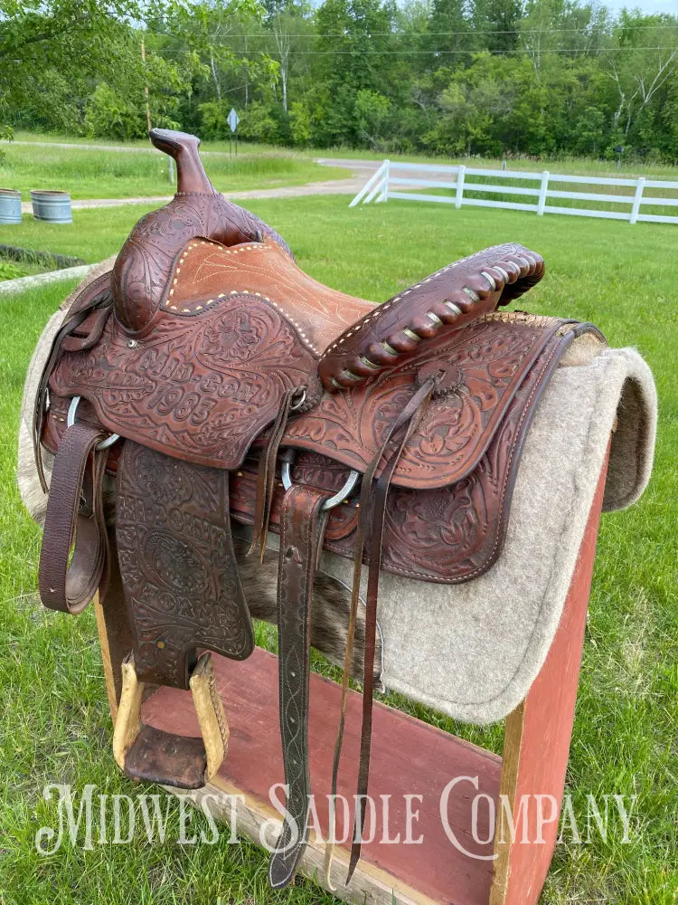 16’ Court’s Western Ranch Cutting Saddle