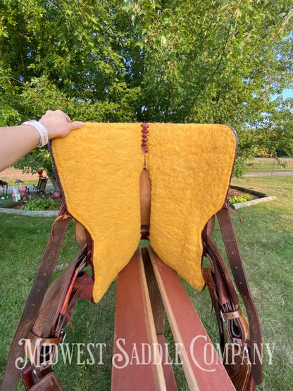 16” J.c. Martin Western Ranch Saddle - Floral Tooling