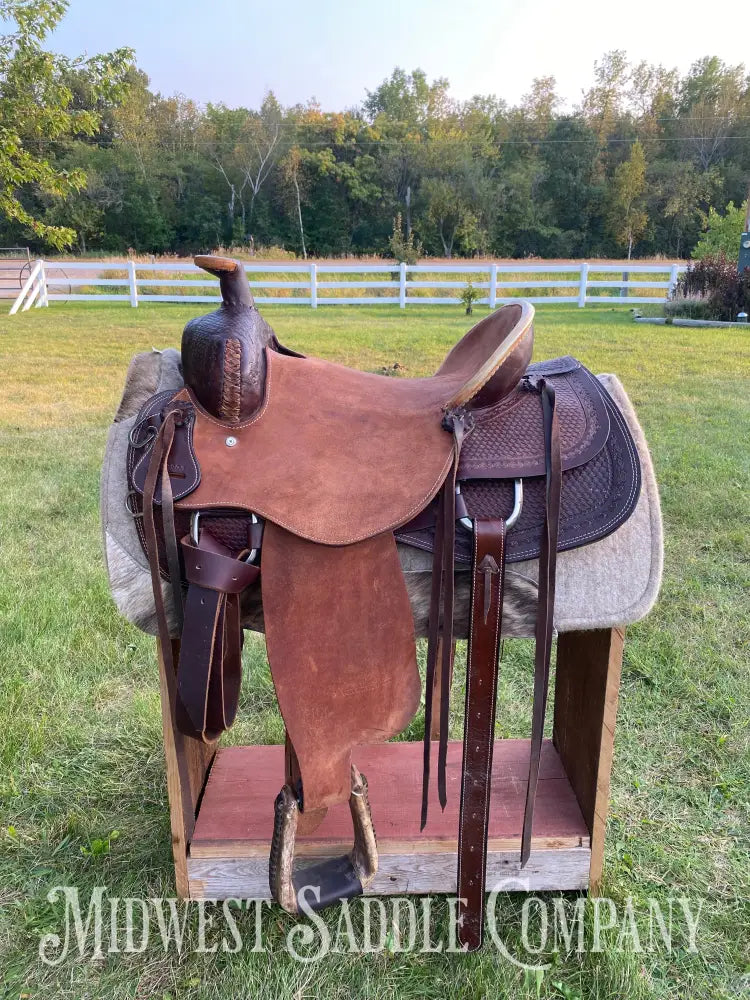 16” J.c. Martin Western Ranch Saddle - Wide Fit