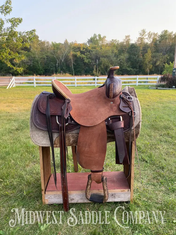 16” J.c. Martin Western Ranch Saddle - Wide Fit