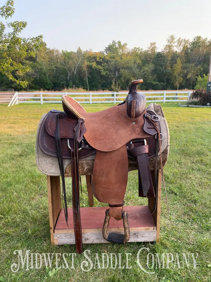 16” J.c. Martin Western Ranch Saddle - Wide Fit