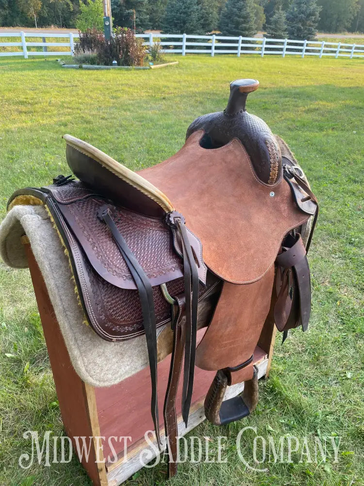 16” J.c. Martin Western Ranch Saddle - Wide Fit