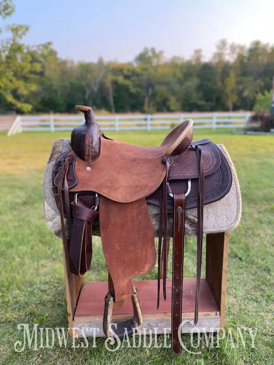 16” J.c. Martin Western Ranch Saddle - Wide Fit