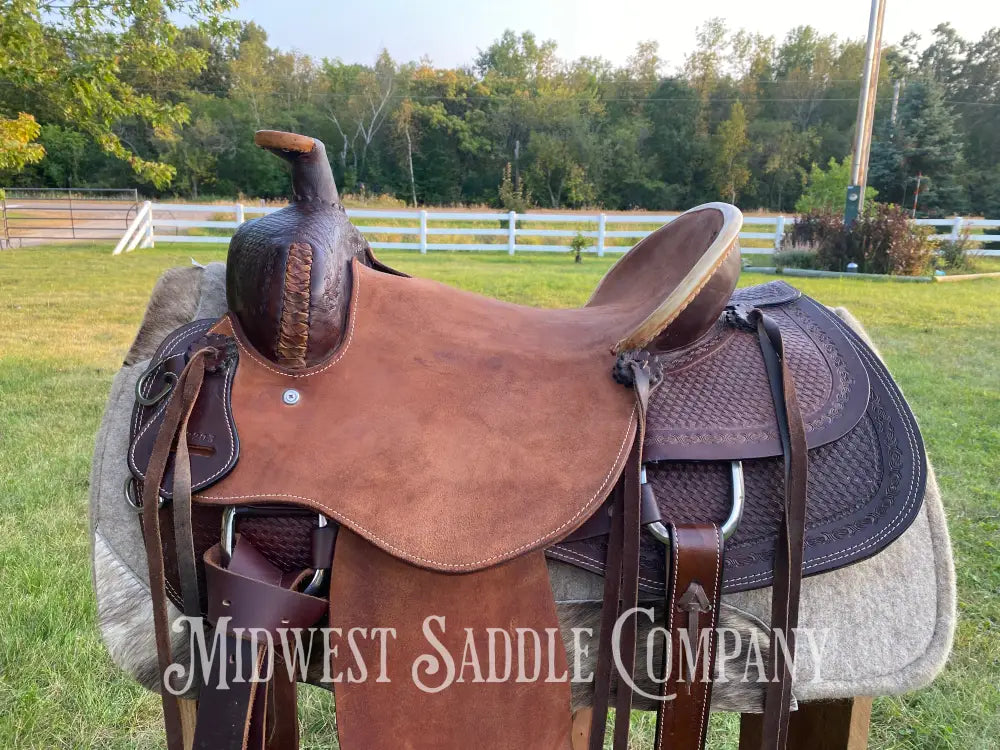 16” J.c. Martin Western Ranch Saddle - Wide Fit