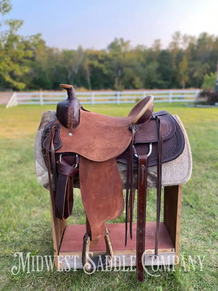 16” J.c. Martin Western Ranch Saddle - Wide Fit